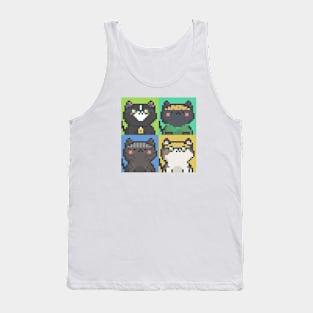 Pixel Cat Tile 004 Tank Top